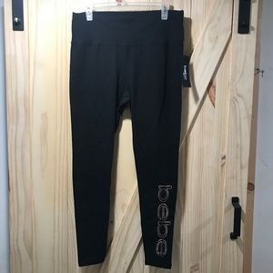 🌺NWT Woman’s Bebe Sequin Sport Leggings